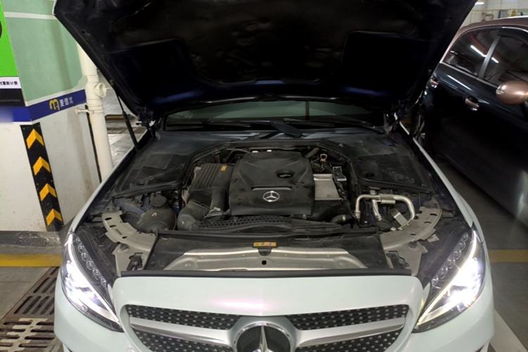 Used Mercedes-Benz C-Class 2018 C 200 Coupe Engine Bay