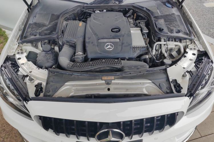 Used Mercedes-Benz C-Class 2018 C 200 Coupe Engine Bay