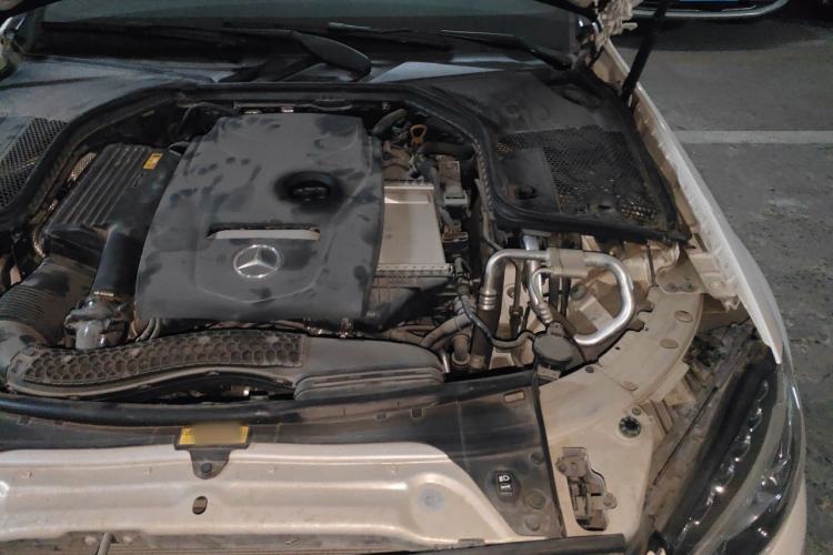 Used Mercedes-Benz C-Class 2018 C 300 Coupe Night Edition Engine Bay Left