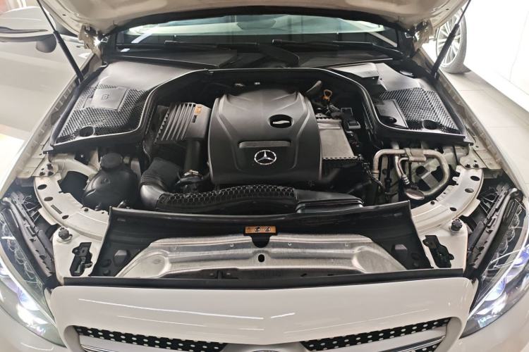Used Mercedes-Benz C-Class 2018 C 200 4MATIC Coupe Engine Bay