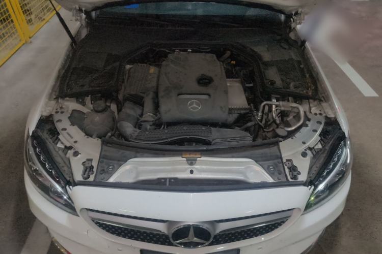 Used Mercedes-Benz C-Class 2018 C 200 4MATIC Coupe Engine Bay