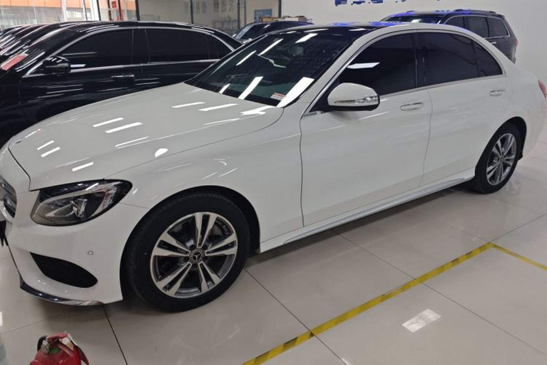Used Mercedes-Benz C-Class 2018 C 200 L Sport Edition Front Left 45 Deg