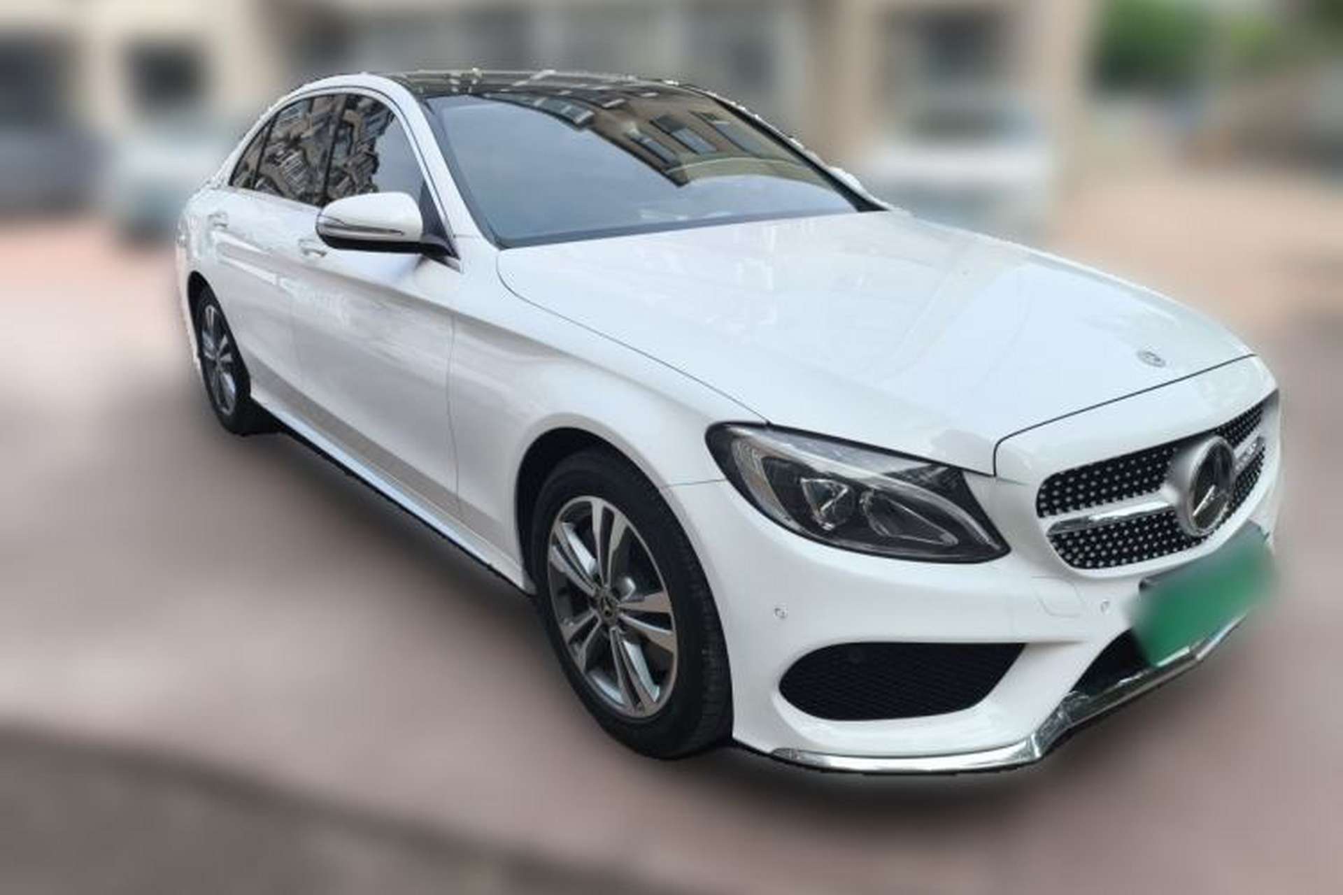 Used Mercedes-Benz C-Class 2018 C 200 L Sport Edition Front Right 45 Deg
