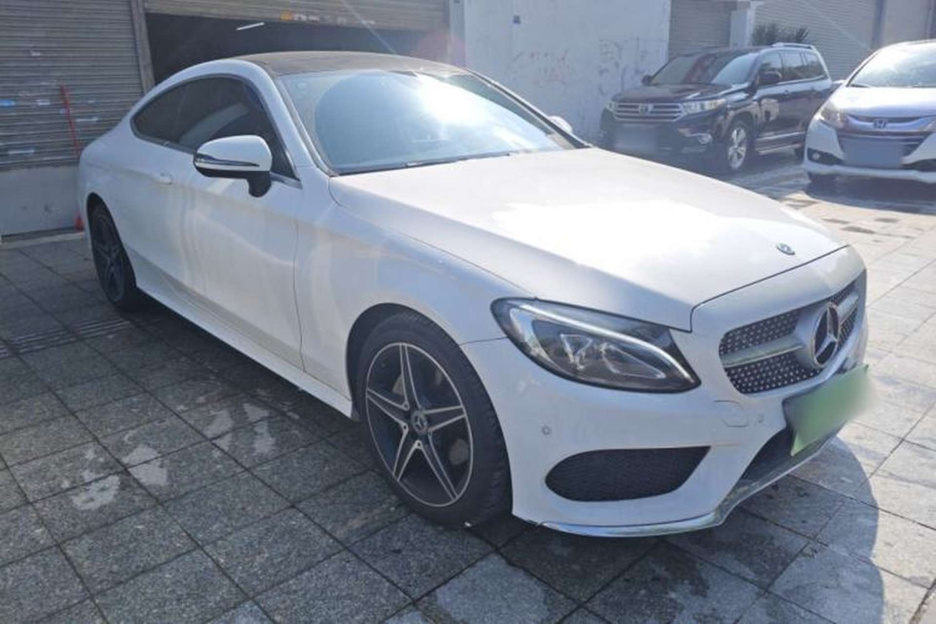Used Mercedes-Benz C-Class 2018 C 200 Coupe Front Right 45 Deg