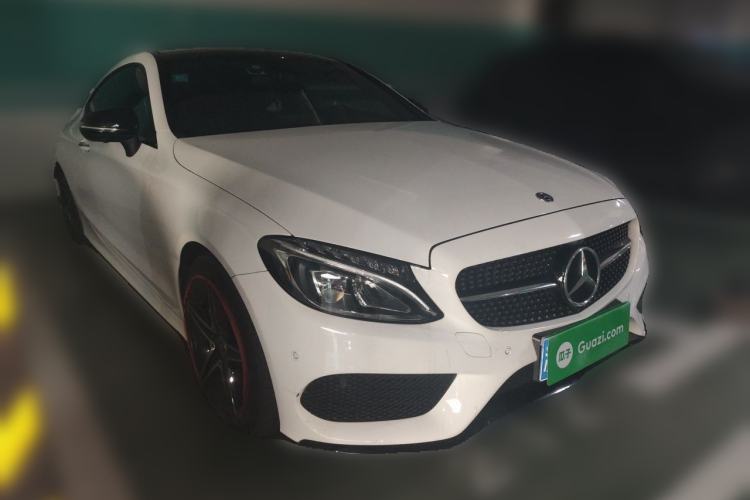 Used Mercedes-Benz C-Class 2018 C 200 Coupe Front Right 45 Deg