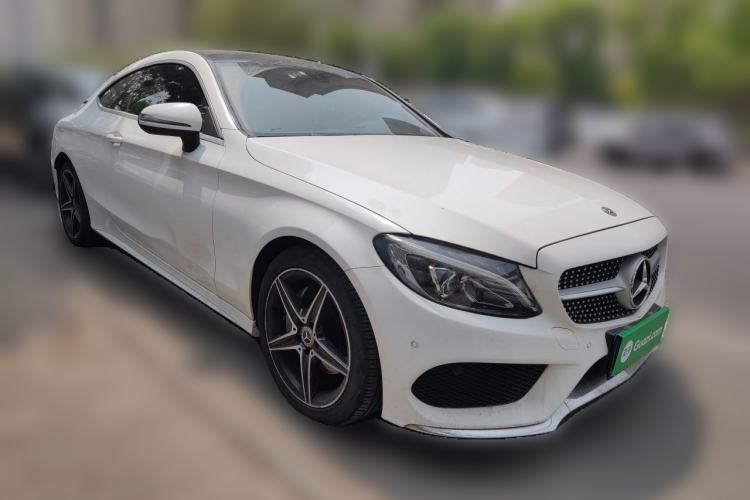Used Mercedes-Benz C-Class 2018 C 200 Coupe Front Right 45 Deg