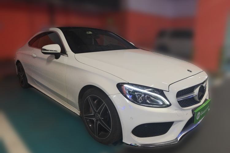 Used Mercedes-Benz C-Class 2018 C 200 Coupe Front Right 45 Deg