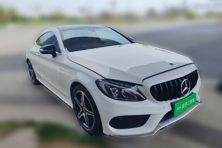 Used Mercedes-Benz C-Class 2018 C 200 Coupe Front Right 45 Deg