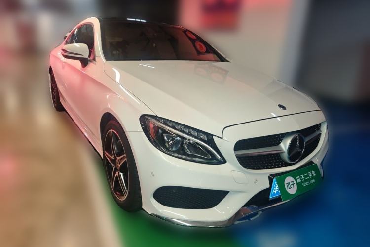 Used Mercedes-Benz C-Class 2018 C 200 Coupe Front Right 45 Deg