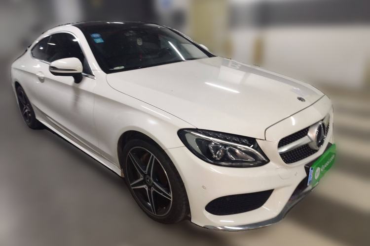 Used Mercedes-Benz C-Class 2018 C 200 Coupe Front Right 45 Deg