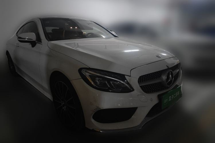 Used Mercedes-Benz C-Class 2018 C 200 4MATIC Coupe Front Right 45 Deg
