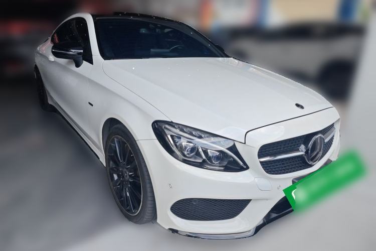 Used Mercedes-Benz C-Class 2018 C 300 Coupe Night Edition Front Right 45 Deg