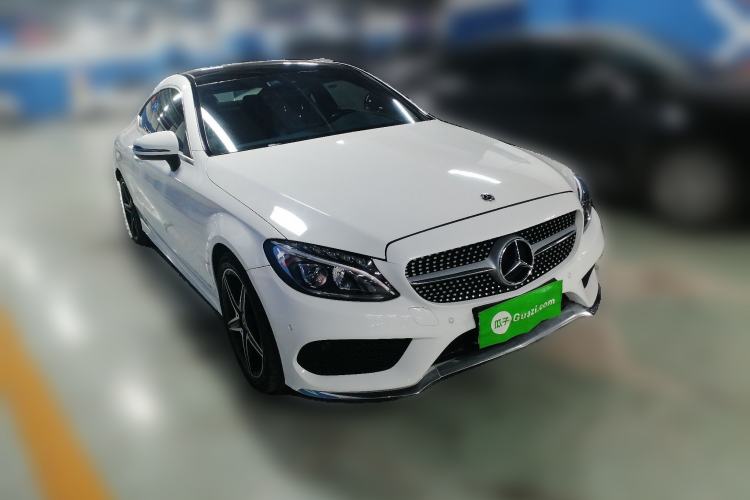 Used Mercedes-Benz C-Class 2018 C 200 Coupe Front Right 45 Deg