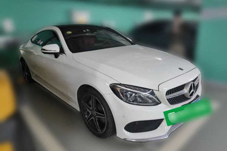 Used Mercedes-Benz C-Class 2018 C 200 Coupe Front Right 45 Deg