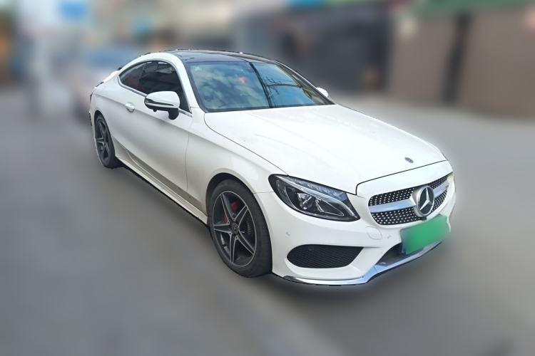 Used Mercedes-Benz C-Class 2018 C 200 Coupe Front Right 45 Deg