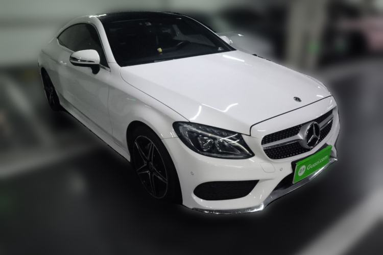 Used Mercedes-Benz C-Class 2018 C 200 Coupe Front Right 45 Deg