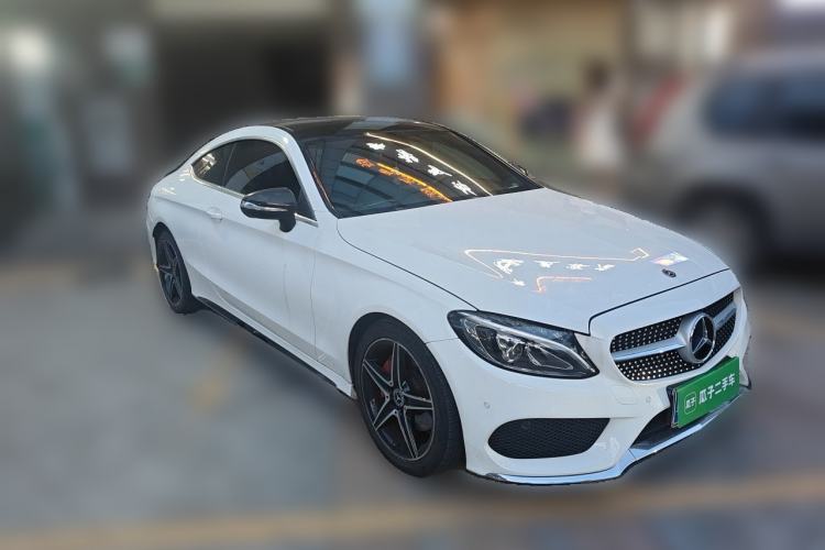 Used Mercedes-Benz C-Class 2018 C 200 Coupe Front Right 45 Deg