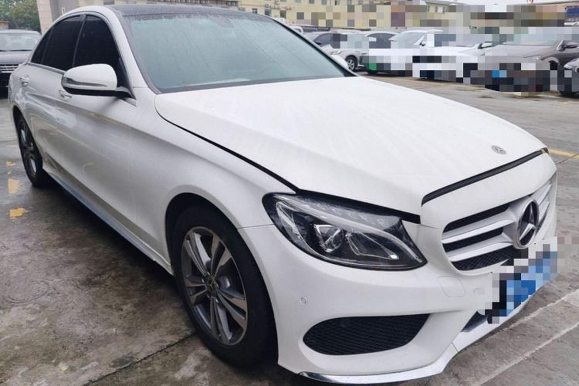 Used Mercedes-Benz C-Class 2018 C 200 L Sport Edition Front Right 45 Deg