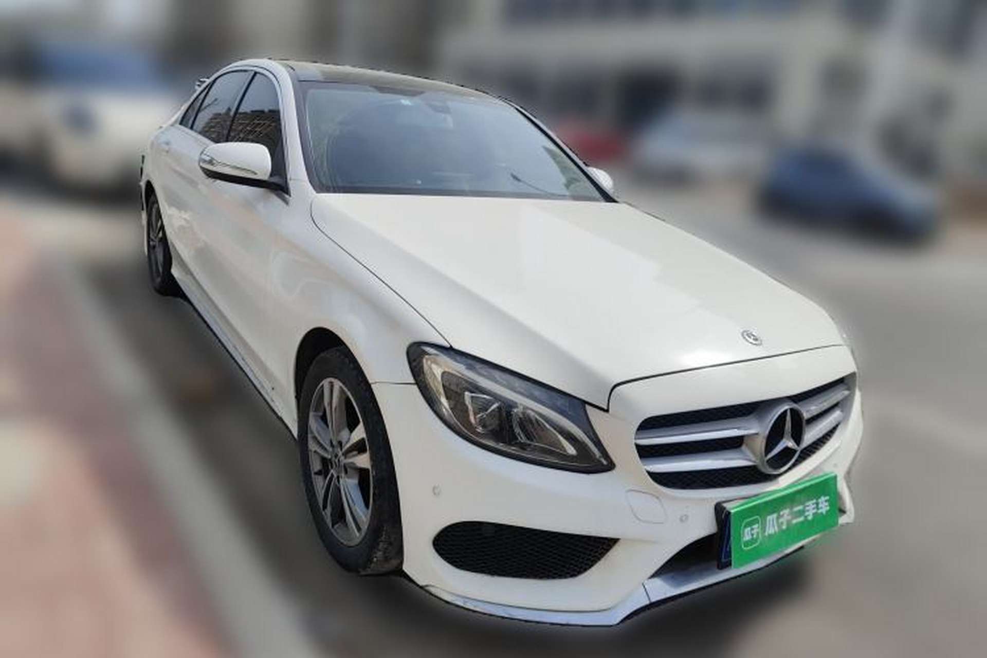 Used Mercedes-Benz C-Class 2018 C 200 L Sport Edition Front Right 45 Deg