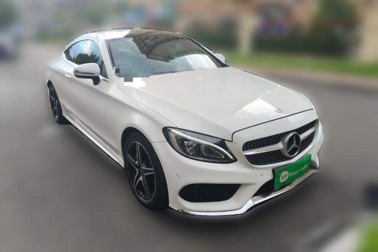 Used Mercedes-Benz C-Class 2018 C 200 Coupe Front Right 45 Deg