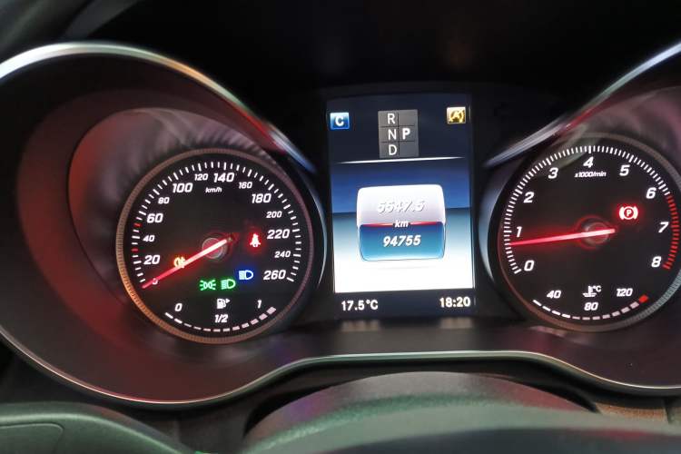 Used Mercedes-Benz C-Class 2018 C 180 L Fashion Edition Sport Version Instrument Cluster