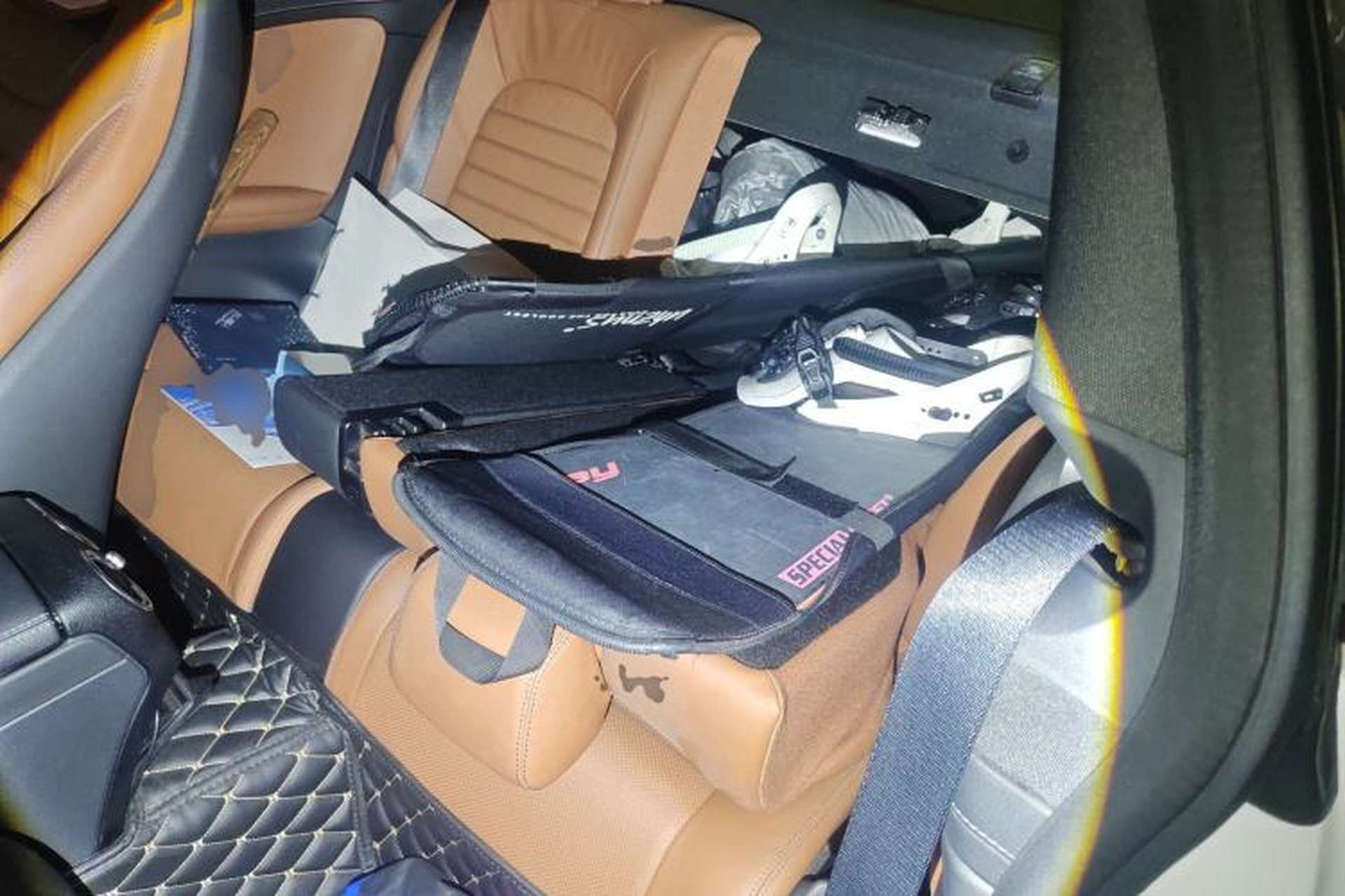 Used Mercedes-Benz C-Class 2018 C 200 4MATIC Coupe Left Rear Seat