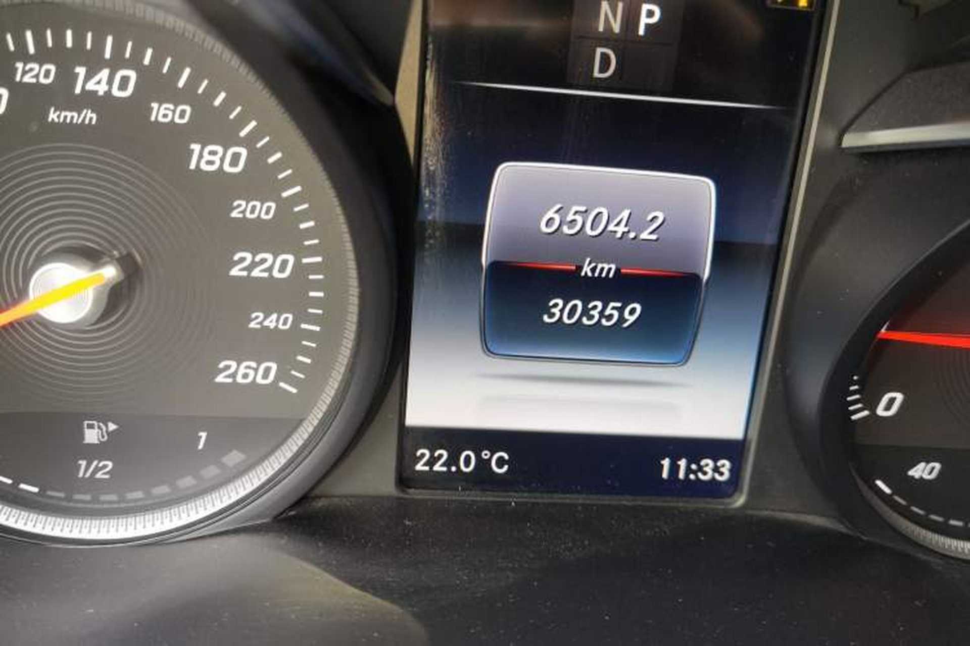 Used Mercedes-Benz C-Class 2018 C 200 Achievement Special Edition Odometer Close Up