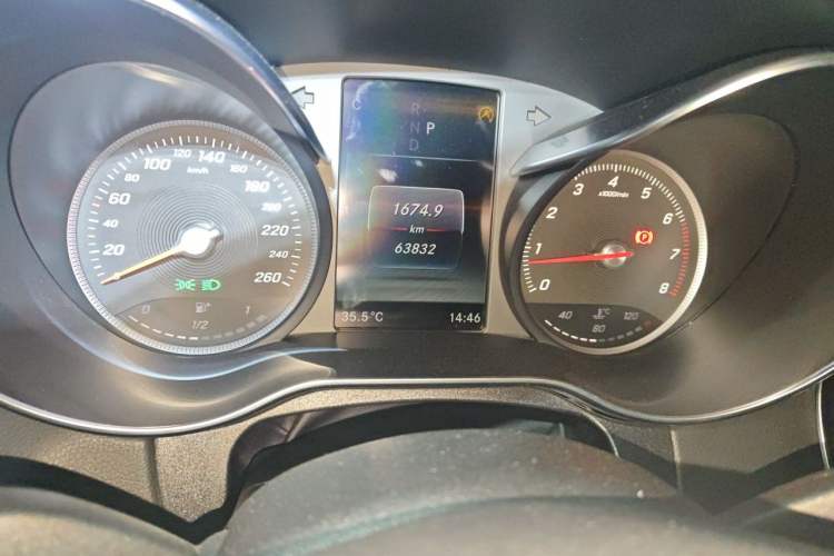 Used Mercedes-Benz C-Class 2018 C 200 L Sport Edition Achievement Special Edition Odometer Close Up