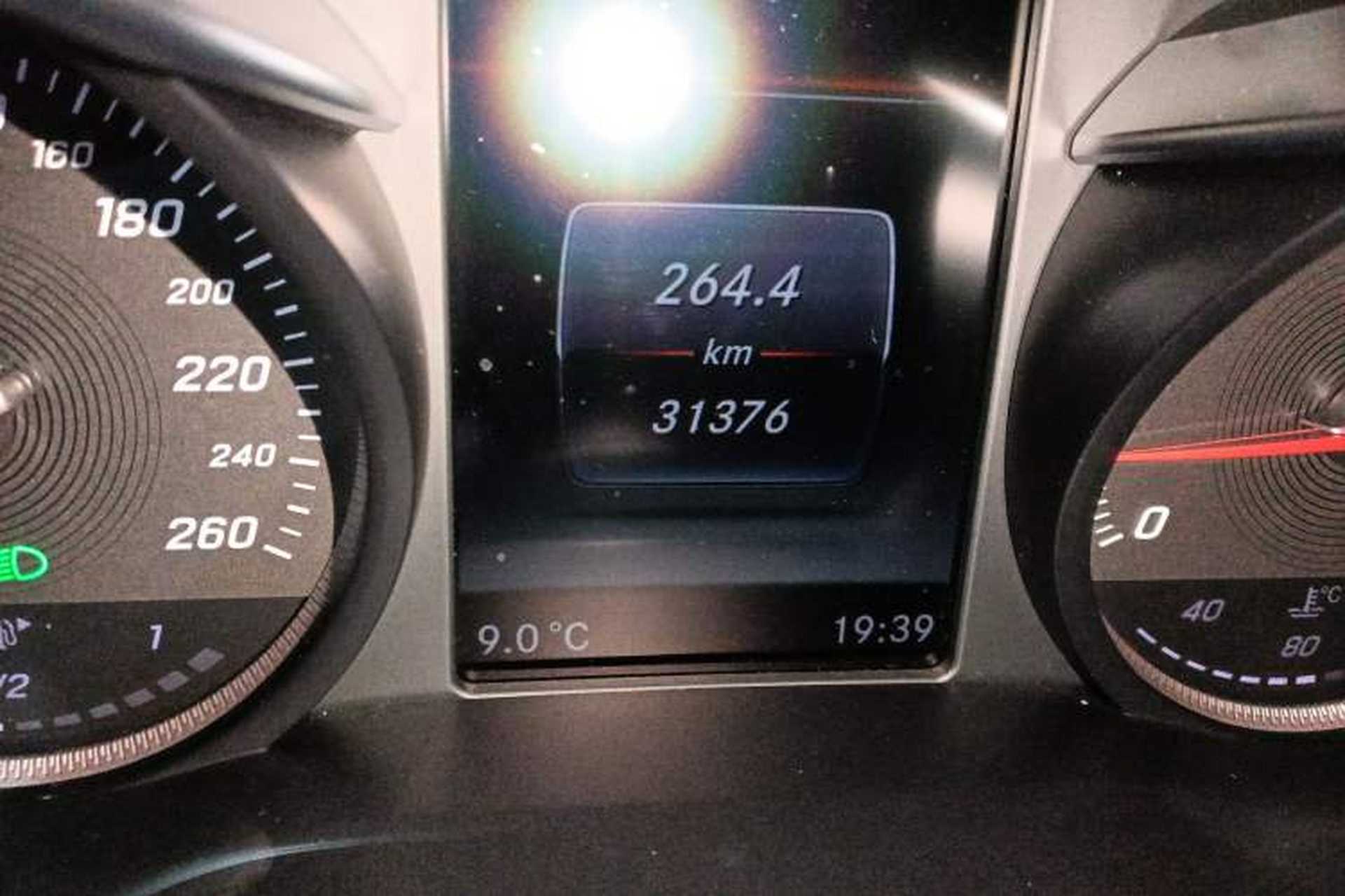 Used Mercedes-Benz C-Class 2018 C 200 Estate Odometer Close Up
