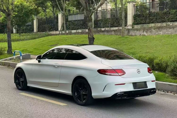 Used Mercedes-Benz C-Class 2018 C 200 Coupe Rear Left 45 Deg