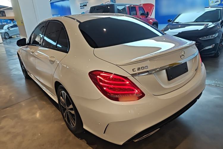 Used Mercedes-Benz C-Class 2018 C 200 Sport Edition Rear Left 45 Deg