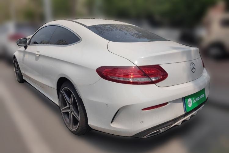 Used Mercedes-Benz C-Class 2018 C 200 Coupe Rear Left 45 Deg
