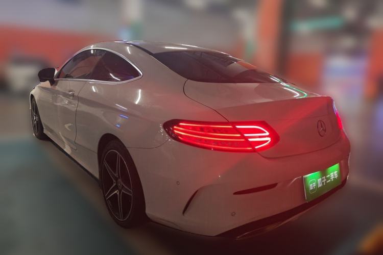 Used Mercedes-Benz C-Class 2018 C 200 Coupe Rear Left 45 Deg