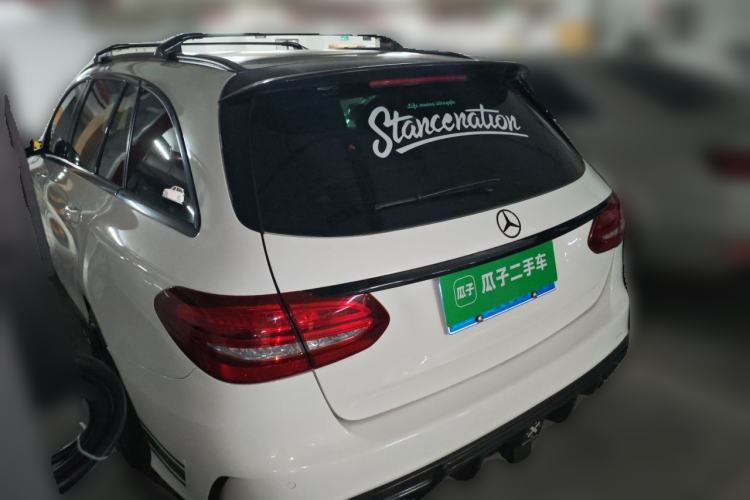 Used Mercedes-Benz C-Class 2018 C 200 Estate Rear Left 45 Deg