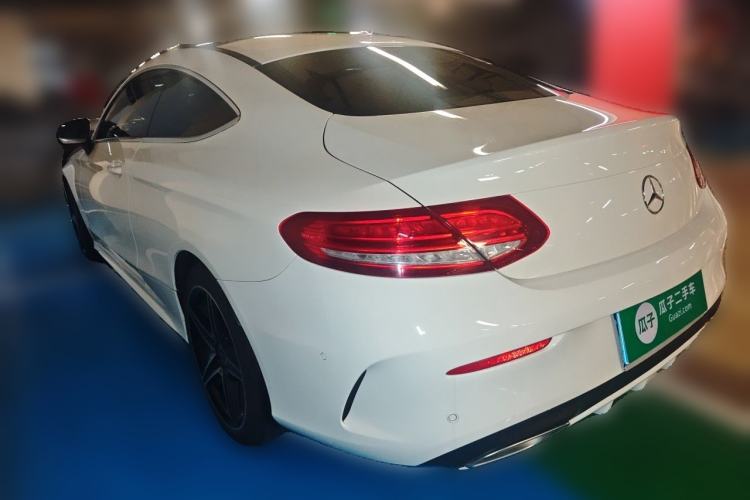 Used Mercedes-Benz C-Class 2018 C 200 Coupe Rear Left 45 Deg
