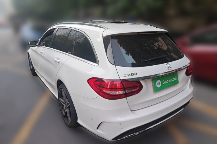 Used Mercedes-Benz C-Class 2018 C 200 Estate Rear Left 45 Deg