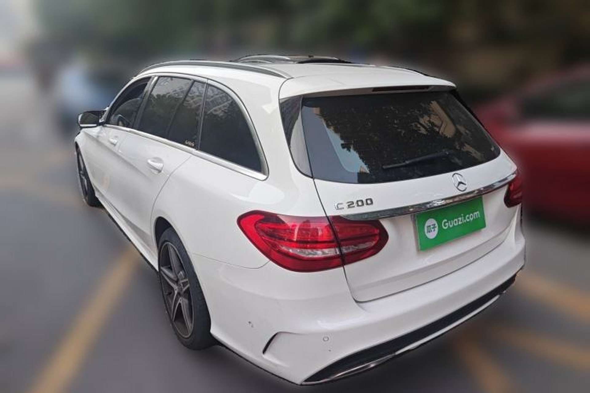 Used Mercedes-Benz C-Class 2018 C 200 Estate Rear Left 45 Deg