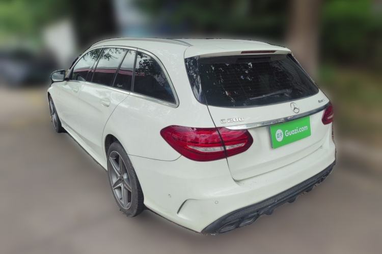 Used Mercedes-Benz C-Class 2018 C 200 Estate Rear Left 45 Deg