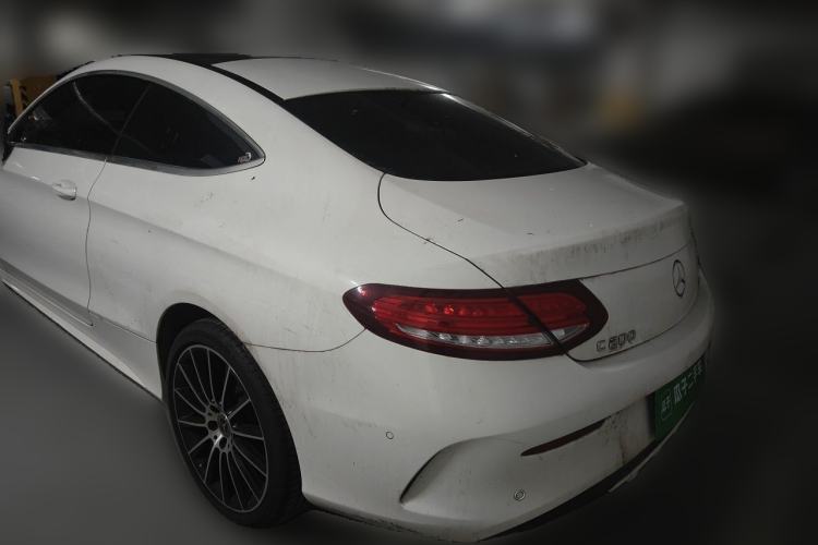 Used Mercedes-Benz C-Class 2018 C 200 4MATIC Coupe Rear Left 45 Deg