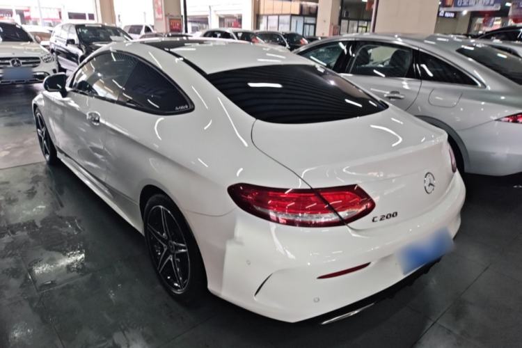 Used Mercedes-Benz C-Class 2018 C 200 Coupe Rear Left 45 Deg