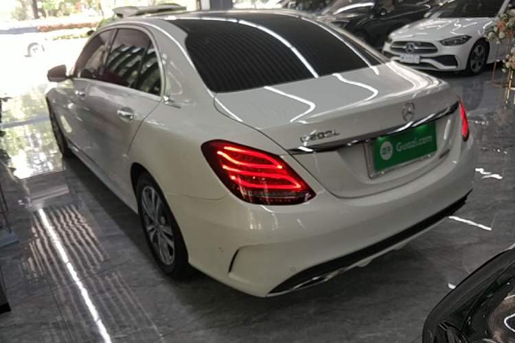 Used Mercedes-Benz C-Class 2018 C 200 L Sport Edition Rear Left 45 Deg