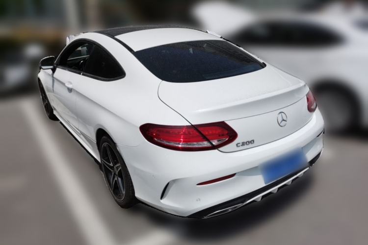 Used Mercedes-Benz C-Class 2018 C 200 Coupe Rear Left 45 Deg