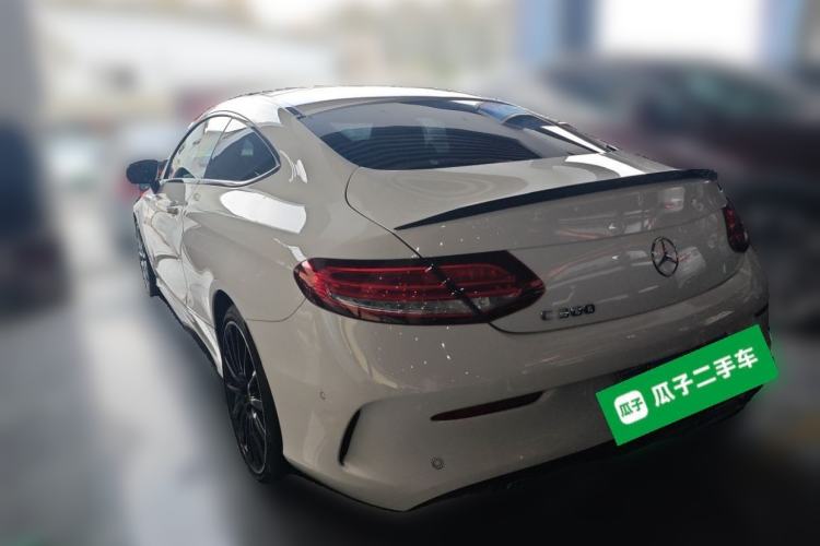 Used Mercedes-Benz C-Class 2018 C 300 Coupe Night Edition Rear Left 45 Deg