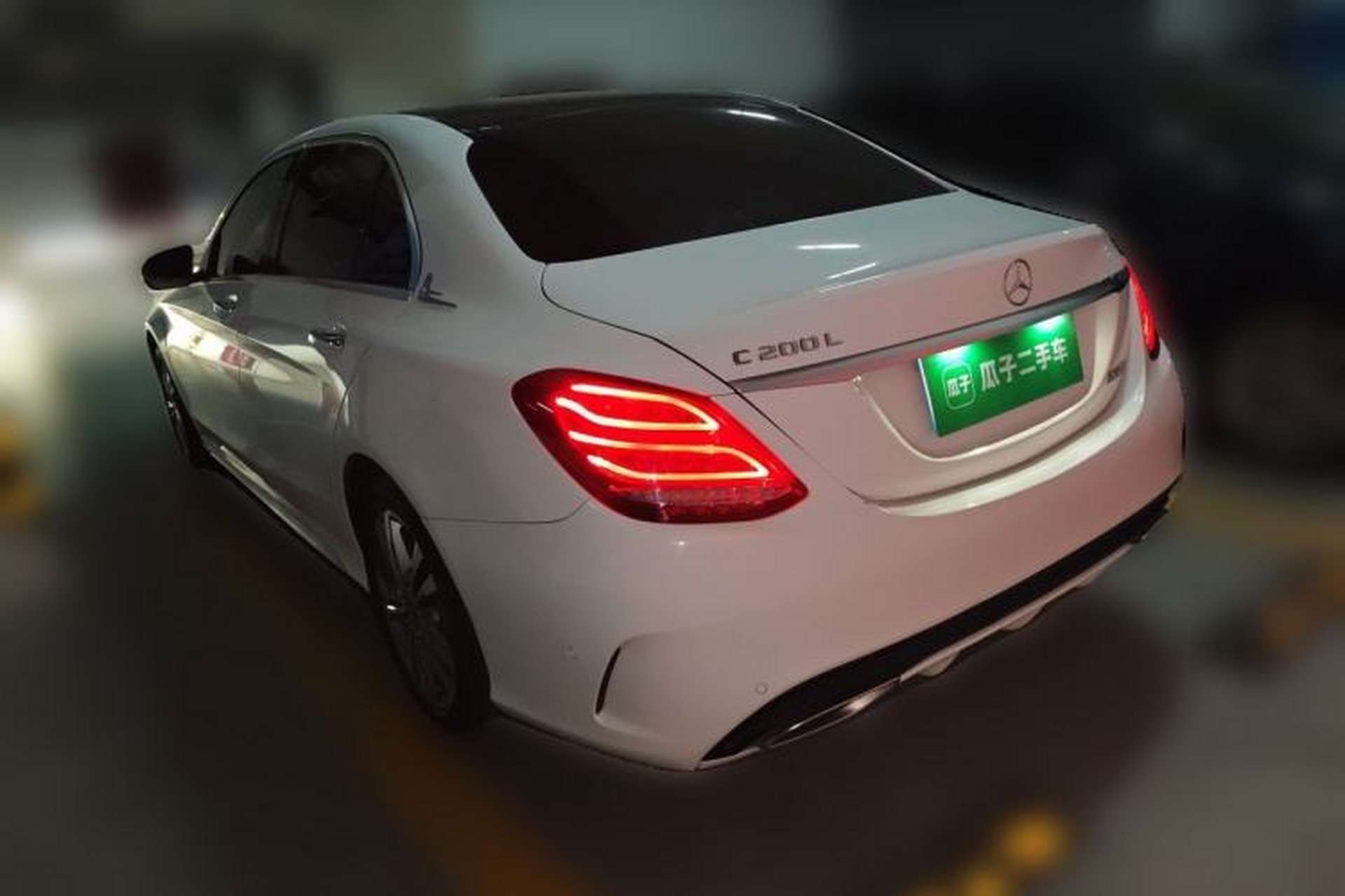 Used Mercedes-Benz C-Class 2018 C 200 L Sport Edition Rear Left 45 Deg