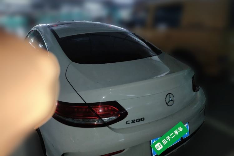 Used Mercedes-Benz C-Class 2018 C 200 Coupe Rear Left 45 Deg