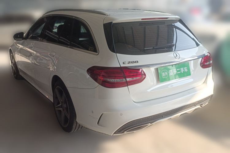 Used Mercedes-Benz C-Class 2018 C 200 Estate Rear Left 45 Deg