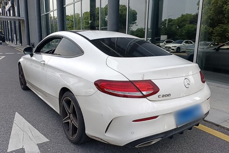 Used Mercedes-Benz C-Class 2018 C 200 Coupe Rear Left 45 Deg