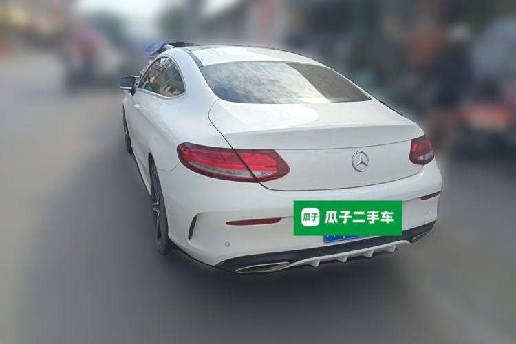 Used Mercedes-Benz C-Class 2018 C 200 Coupe Rear Left 45 Deg