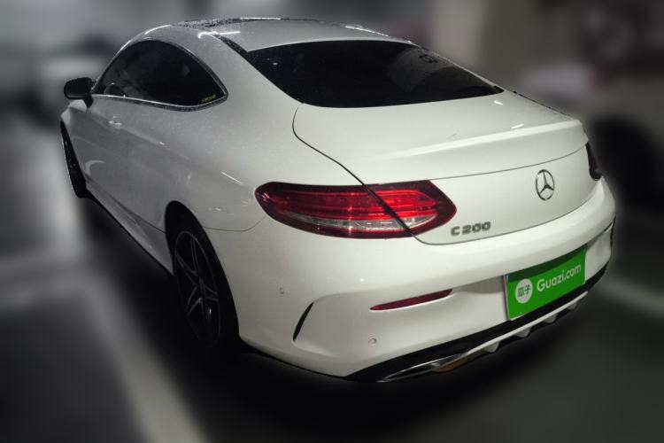 Used Mercedes-Benz C-Class 2018 C 200 Coupe Rear Left 45 Deg