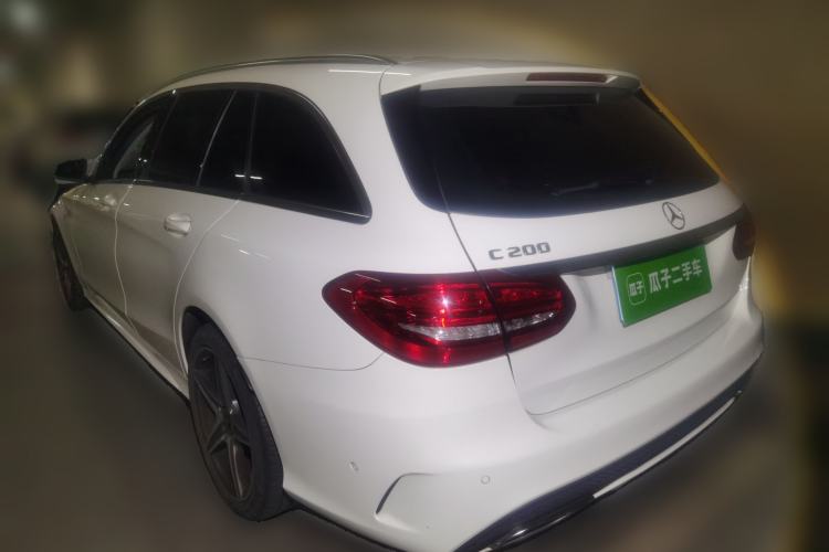 Used Mercedes-Benz C-Class 2018 C 200 Estate Rear Left 45 Deg